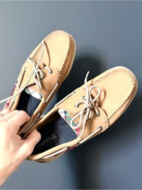 Sperry Women’s Plaid Detail Loafers Boat Shoes